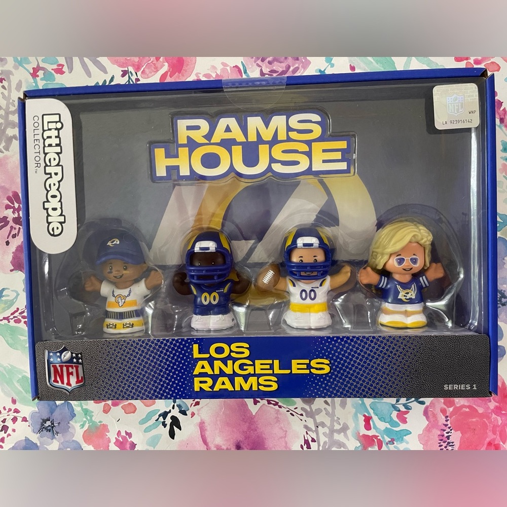 Fisher Price little people Los Angeles Rams Collector Set